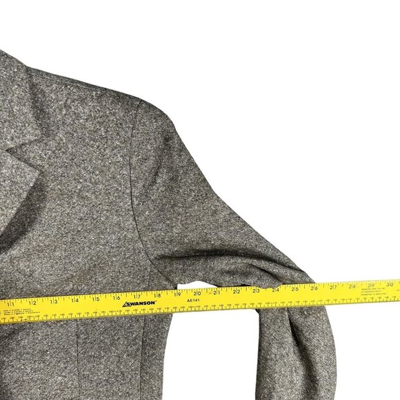 Brooks Brothers Womens 8 Wool Silk Blend Blazer USA Made Quiet Luxury Minimalist - Picture 10 of 15